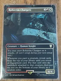 Rohirrim Chargers, Borderless, Lord of the Rings, Magic MTG - NM, Mint - Image 1