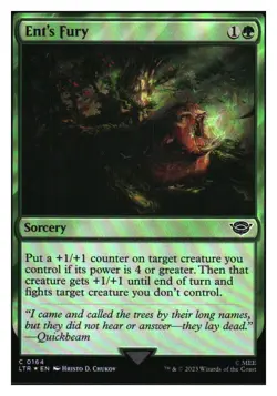Ent's Fury (foil) Lord of the Rings MTG - NM+ Mythic Relics - Image 1