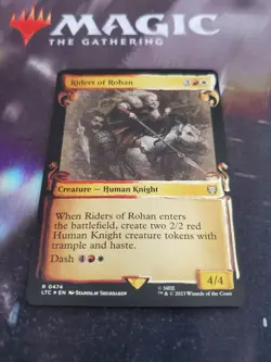 Mtg. Riders of Rohan. Foil Showcase Scrolls. The Lord of the Rings. Nm - Image 1