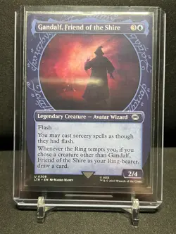 Gandalf, Friend of the Shire - Showcase - MTG Magic Lord of the Rings NM - Image 1
