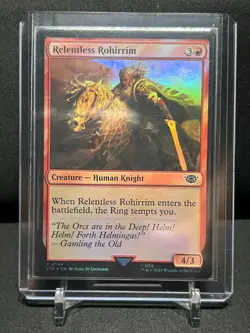 Relentless Rohirrim - Foil - MTG Magic 2023 The Lord of the Rings NM - Image 1