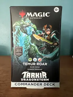MTG Tarkir: Dragonstorm Temur Roar Commander Deck Sealed - Image 1