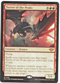 MTG - Terror of the Peaks - Outlaws of Thunder Junction (OTJ) - Foil - ENG - NM - Image 1