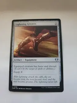 Lightning Greaves Commander Masters Regular - Image 1