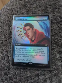 MTG Spider-Sense Buy-a-Box Foil Promo Magic The Gathering Spider-Man - Image 1