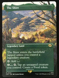 1x MTG The Shire (Borderless) - The Lord of the Rings (LTR) #345 - Magic - Image 1