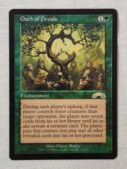NM Oath of Druids Exodus Mtg Magic the Gathering - Image 1