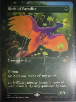 Birds of Paradise (Borderless) Dominaria Remastered Regular - Image 1