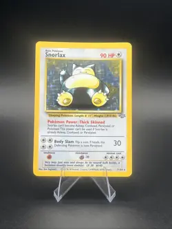 1999 Pokemon Jungle Snorlax Holo Rare Unlimited, 11/64 LP Condition - Image 1