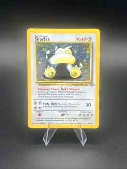 1999 Pokemon Jungle Snorlax Holo Rare Unlimited, 11/64 LP Condition - Image 2