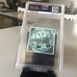 PIKACHU NO 06 LOTTE POKEMON WAFER STICKER JAPANESE HOLO PSA 9 🌶🥵 - Image 2
