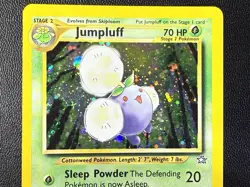 Pokemon TCG Jumpluff Neo Genesis Unlimited Holo Rare 7/111 MP - Image 3