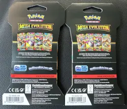 (2) Pokemon Mega Evolution Booster Pack Factory Sealed! Fast Shipping! - Image 3