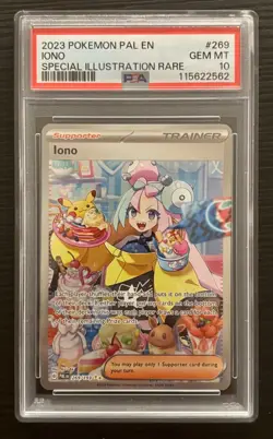 Iono 269/193 PSA 10 - S&V Paldea Evolved - Special Illustration Rare Pokemon TCG - Image 3