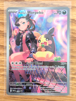 2025 Pokemon TCG Scarlet and Violet Promos #206 Marnie's Morpeko - Image 1