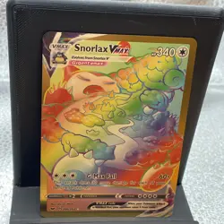Pokemon🔥SNORLAX VMAX 206/202🔥GOLD FOIL Collectible🔥Rainbow🔥Sword & Shield P2 - Image 1