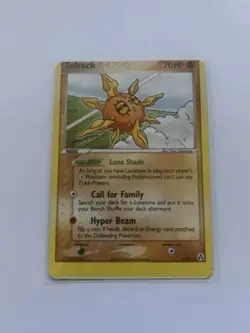 Pokemon Severe Miscut Error Off Center OC Alignment Dot Vintage - Solrock Legend - Image 1