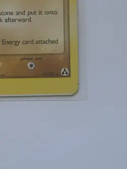 Pokemon Severe Miscut Error Off Center OC Alignment Dot Vintage - Solrock Legend - Image 2