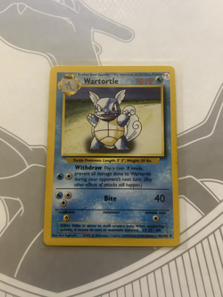 Pokemon Error Misprint Ink Blot Printer Hickey Vintage WOTC Wartortle Base Set - Image 2