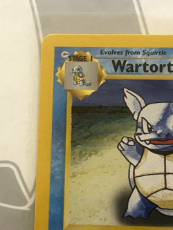 Pokemon Error Misprint Ink Blot Printer Hickey Vintage WOTC Wartortle Base Set - Image 1