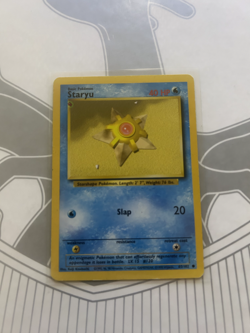 Pokemon Error Misprint Ink Blot Printer Hickey Vintage WOTC Staryu Base Set - Image 2