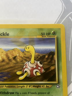 Pokemon Error Misprint Ink Blot Printer Smear Vintage WOTC Shuckle Neo Genesis - Image 1