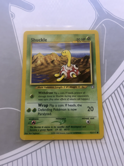 Pokemon Error Misprint Ink Blot Printer Smear Vintage WOTC Shuckle Neo Genesis - Image 2