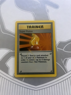 Pokemon Error Misprint Ink Blot Printer Smear Vintage WOTC Super Potion Base - Image 2