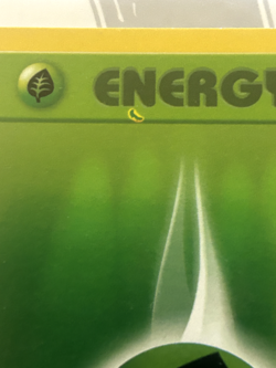 Pokemon Error Misprint Ink Blot Printer Hickey Vintage WOTC Grass Energy - Image 1