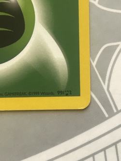 Pokemon Error Misprint Ink Blot Printer Hickey Vintage WOTC Grass Energy - Image 1