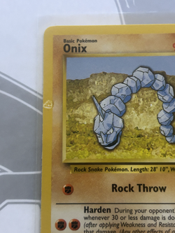 Pokemon Error Misprint Ink Blot Printer Hickey Vintage WOTC Onix Base Set - Image 1