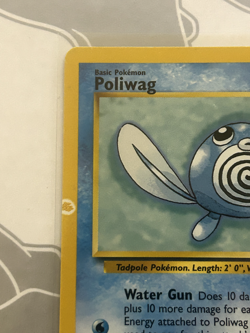 Pokemon Error Misprint Ink Blot Printer Hickey Vintage WOTC Poliwag Base Set - Image 1