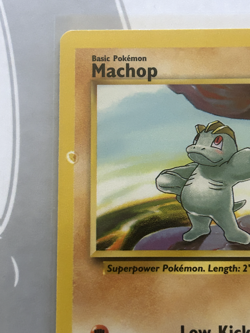 Pokemon Error Misprint Ink Blot Printer Hickey Vintage WOTC Machop Base Set - Image 1