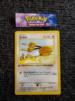 Doduo 048/102 Base Set (Shadowless) 1st Edition Pokemon LP-PL - Image 1