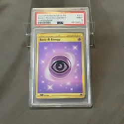 2023 Pokemon 151 Hyper Rare 207/165 Basic Psychic Energy PSA 9 MINT - Image 1