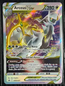 Arceus VStar SWSH307 (Black Star Promo) Near Mint Pokemon TCG - Image 1
