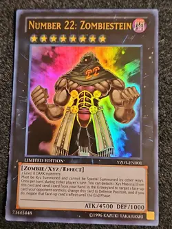 Number 22: Zombiestein - YZ03-EN001 - Ultra Rare NM Yugioh Promos Yu-Gi-Oh! - Image 1