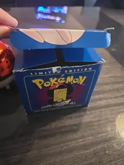 Pokemon TCG Jigglypuff 23Kt Gold Plated Card 1999 Burger King COA, Box, Pokeball - Image 4