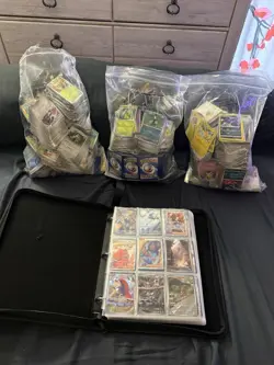 Pokemon Card Binder With Over 400 Rares Plus Over 3000 Common Cards Eng And Jap - Image 1