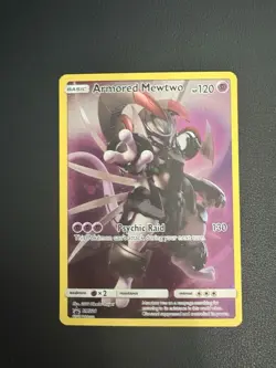 Pokemon Armored Mewtwo SM228 Holo Card Collector's Chest Promo Full Art - Image 1