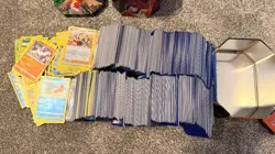 Job Lot of Pokemon Cards 4 x Tins full, mixed lot. - Image 3