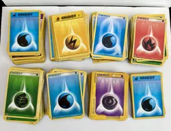 Lot of 350 Pokemon Energy Cards - Image 1