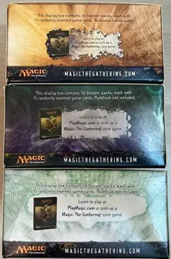 MTG Empty Booster Boxes Time Spiral Planar Chaos Future Sight No Cards Lot - Image 3