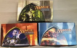 MTG Empty Booster Boxes Ravnica City of Guilds Guildpact Dissension No Cards Lot - Image 1