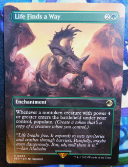 Life Finds a Way - Extended Art - NM (unplayed) - REX series - Image 1