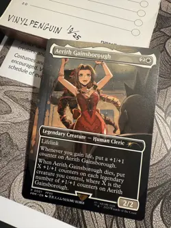 Aerith Gainsborough (Borderless) Final Fantasy MTG RC Promo NM - Image 1