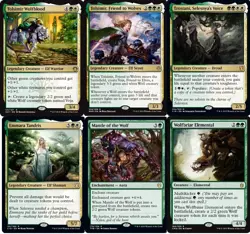 Custom Commander Deck - Tolsimir Wolfblood - Wolf Tokens - EDH MTG Wolves - NM - Image 1