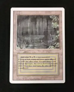 Bayou - MtG Magic Revised Rare Regular Dual Land NM - Image 1