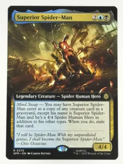 Superior Spider-Man (Extended Art) Marvel's Spider-Man 275 NM Magic MTG - Image 1