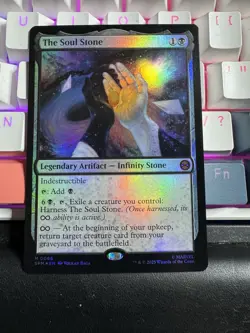 MTG The Soul Stone Foil NM Spider-Man - Image 1